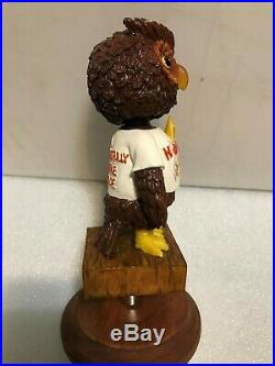 HOOTERS OWL 20TH ANNIVERSARY BOBBLEHEAD beer tap handle. Full color. FLORIDA