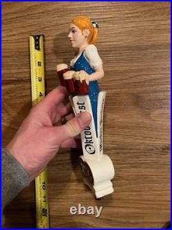 Hacker Pschorr Beer Tap Handle Knob Keg Bar Top Draft Brewing Oktoberfest Maiden