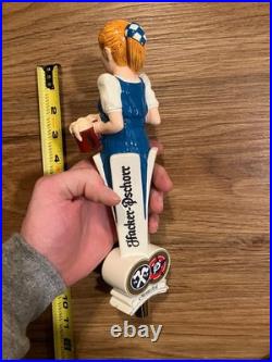 Hacker Pschorr Beer Tap Handle Knob Keg Bar Top Draft Brewing Oktoberfest Maiden