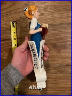 Hacker Pschorr Beer Tap Handle Knob Keg Bar Top Draft Brewing Oktoberfest Maiden