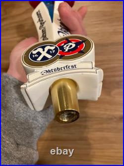 Hacker Pschorr Beer Tap Handle Knob Keg Bar Top Draft Brewing Oktoberfest Maiden