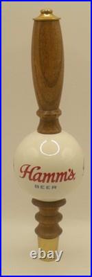 Hamm's Beer Vintage Tap Handle Wood Knob Used