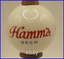 Hamm's Beer Vintage Tap Handle Wood Knob Used