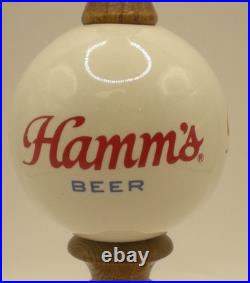 Hamm's Beer Vintage Tap Handle Wood Knob Used
