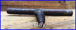 Hand Forged Iron Antique Tool Farm Primitive Screw Tap T Handle Woodworking