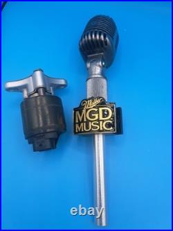 Hard To Find Miller MGD Music Original Microphone Beer Tap Handle New In Box