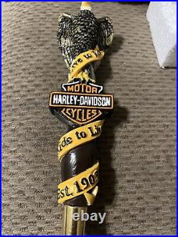 Harley Davidson Motorcycles Keg Beer Tap Handle Pull Brand New in a Box. RARE