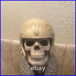 Harley-Davidson Skull Wings Helmet Ride to Live Live to Ride Tap Handle
