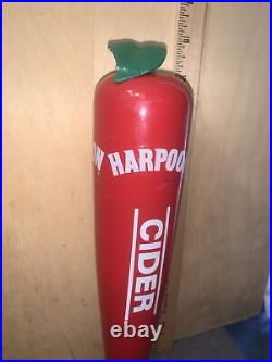 Harpoon Cider Tap Handle Used Vintage