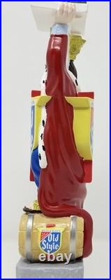 Heileman's Old Style Beer King Gambrinus 10.5 Beer Tap Handle NIB