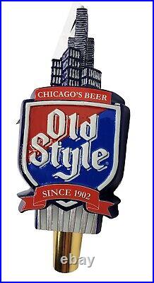 Heileman's Old Style Chicago Skyline Beer Tap Handle Rare Figural Pabst RARE