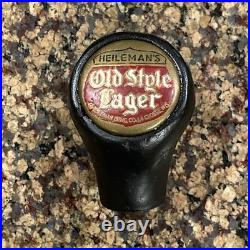 Heileman's Old Style Lager Beer Ball Knob Tap Handle 1930's La Crosse, WI