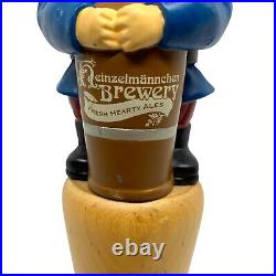 Heinzelmannchen Brewery Birch Beer Soda Beer Tap Handle Figural Gnome NC