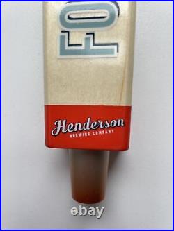 Henderson Brewery Beer Tap Handle Bobble MIB Food Truck Beautiful and rare