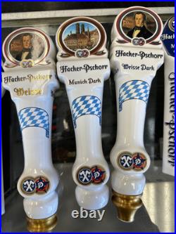 Huge Hacker Pschorr Tap Handle Lot! Most Are New! Rare & Collectible! 16 Taps