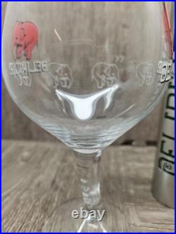 Hyughe Delirium Noel Pink Elephant Figural Tap Handle Belgian Tremens With Glass