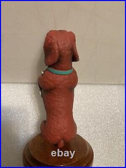 III DACHSHUNDS RED ANKLE BITER OTTOS OATMEAL STOUT beer tap handle. WISCONSIN