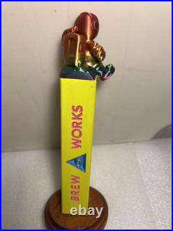 ILLUMINATED BREW WORKS JR. ASTRONAUT LOST IN SPACE beer tap handle. ILLINOIS