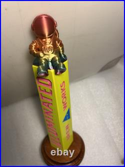 ILLUMINATED BREW WORKS JR. ASTRONAUT LOST IN SPACE beer tap handle. ILLINOIS