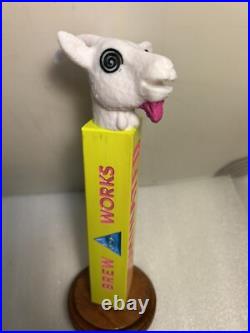 ILLUMINATED BREW WORKS JR. ASTRONAUT LOST IN SPACE beer tap handle. ILLINOIS