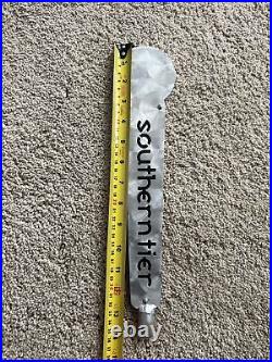 IMPERIAL iba inquity Black Ale Southerntier Beer Tap Handle Rare Metal