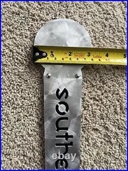 IMPERIAL iba inquity Black Ale Southerntier Beer Tap Handle Rare Metal