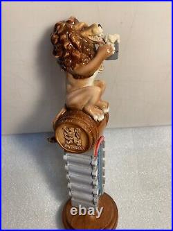 IMPORTED LOWENBRAU BEER LIONS BREW DRINKING LION Draft beer tap handle. GERMANY