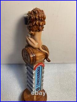 IMPORTED LOWENBRAU BEER LIONS BREW DRINKING LION Draft beer tap handle. GERMANY