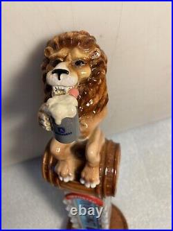 IMPORTED LOWENBRAU BEER LIONS BREW DRINKING LION Draft beer tap handle. GERMANY