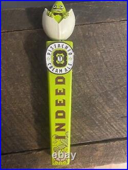 Indeed Pistachio Cream Ale Tap Handle Figural Beer Pull Minneapolis Minnesota