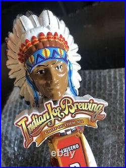 Indian Joe Brewing beer tap handle Rare Htf Christmas Gift Handle