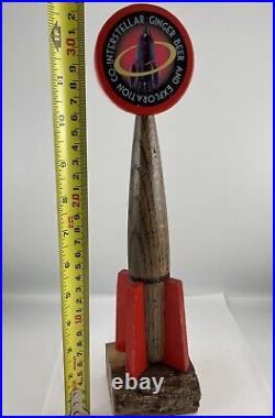 Interstellar Ginger Beer Tap Handle Figural Rocket Beer Tap Handle Large Version Interstellar Ginger Beer Tap Handle Figural Rocket Beer Tap Handle Large Version
