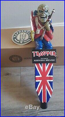Iron Maiden Trooper Robinsons Beer Resin Tap Handle Boxed
