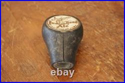 Iroquois Brewing Indian Head Beer Tap Handle Figural Chief Tap Knob Buffalo NY