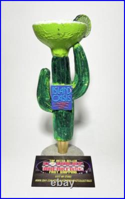 Island Oasis Margarita Cactus Beer Tap Handle 9 Tall Nice Rare