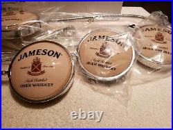JAMESON IRISH WHISKEY Vintage Tap Clamp Handle IRELAND Pub Bar Lot of 6 RARE
