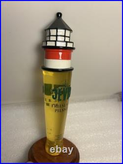 JEVER BREWING FRIESLAN PILSNER LIGHTHOUSE Draft beer tap handle. GERMANY
