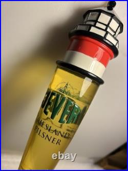 JEVER BREWING FRIESLAN PILSNER LIGHTHOUSE Draft beer tap handle. GERMANY