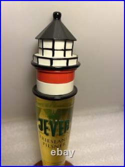 JEVER BREWING FRIESLAN PILSNER LIGHTHOUSE Draft beer tap handle. GERMANY