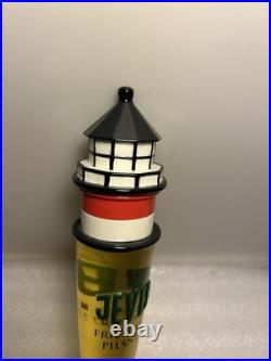 JEVER BREWING FRIESLAN PILSNER LIGHTHOUSE Draft beer tap handle. GERMANY