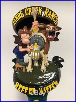 Jarre Creek Ranch Br. HEFERWIZZEN RARE 3D Figural Tap Handle NEW Condition