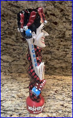 Joker Beer Tap Handle NorthWest Brewing Company Cards Dice Jester