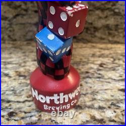 Joker Beer Tap Handle NorthWest Brewing Company Cards Dice Jester