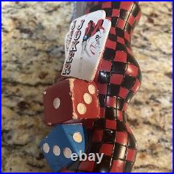 Joker Beer Tap Handle NorthWest Brewing Company Cards Dice Jester