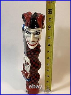 Joker Beer Tap Handle T. R. B Co Brewing Company Cards Dice Jester TAPHANDLES