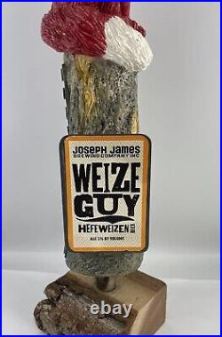 Joseph James Weize Guy Beer Tap Handle Figural Fox Beer Tap Handle Hefeweizen