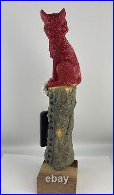 Joseph James Weize Guy Beer Tap Handle Figural Fox Beer Tap Handle Hefeweizen