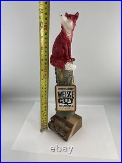 Joseph James Weize Guy Beer Tap Handle Figural Fox Beer Tap Handle Hefeweizen