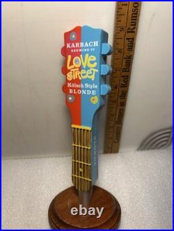 KARBACH LOVE STREET BLONDE 6-STRING ELECTRIC GUITAR Draft beer tap handle TEXAS