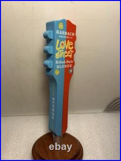 KARBACH LOVE STREET BLONDE 6-STRING ELECTRIC GUITAR Draft beer tap handle TEXAS